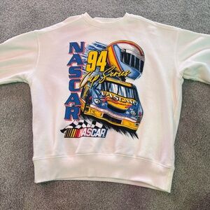 NASCAR Authentic White Sweatshirt